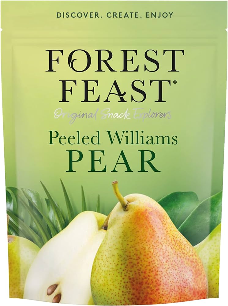 FOREST FEAST Williams Pears 6 x 120g - Lê sấy 